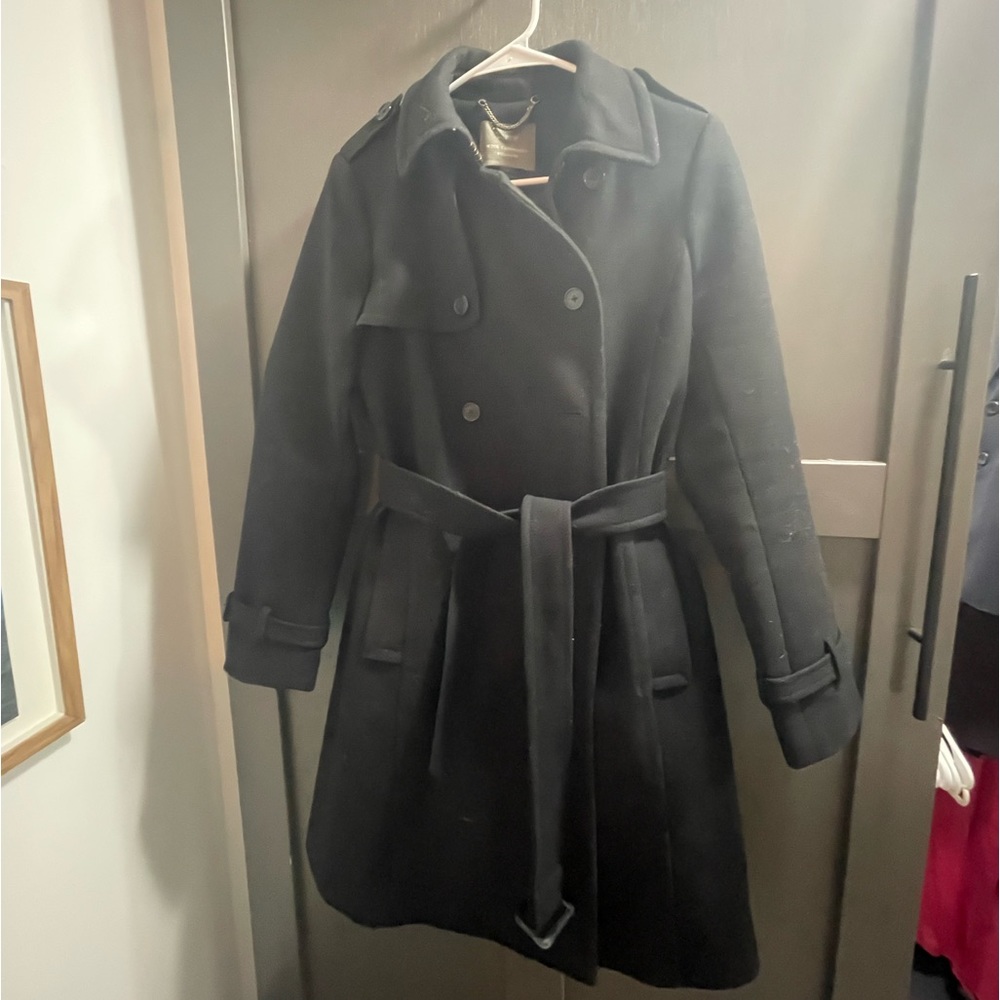 J Crew the icon wool cashmere trench nello gori